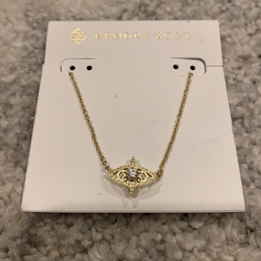 Kendra Scott Caleb Gold Pendant  Necklace